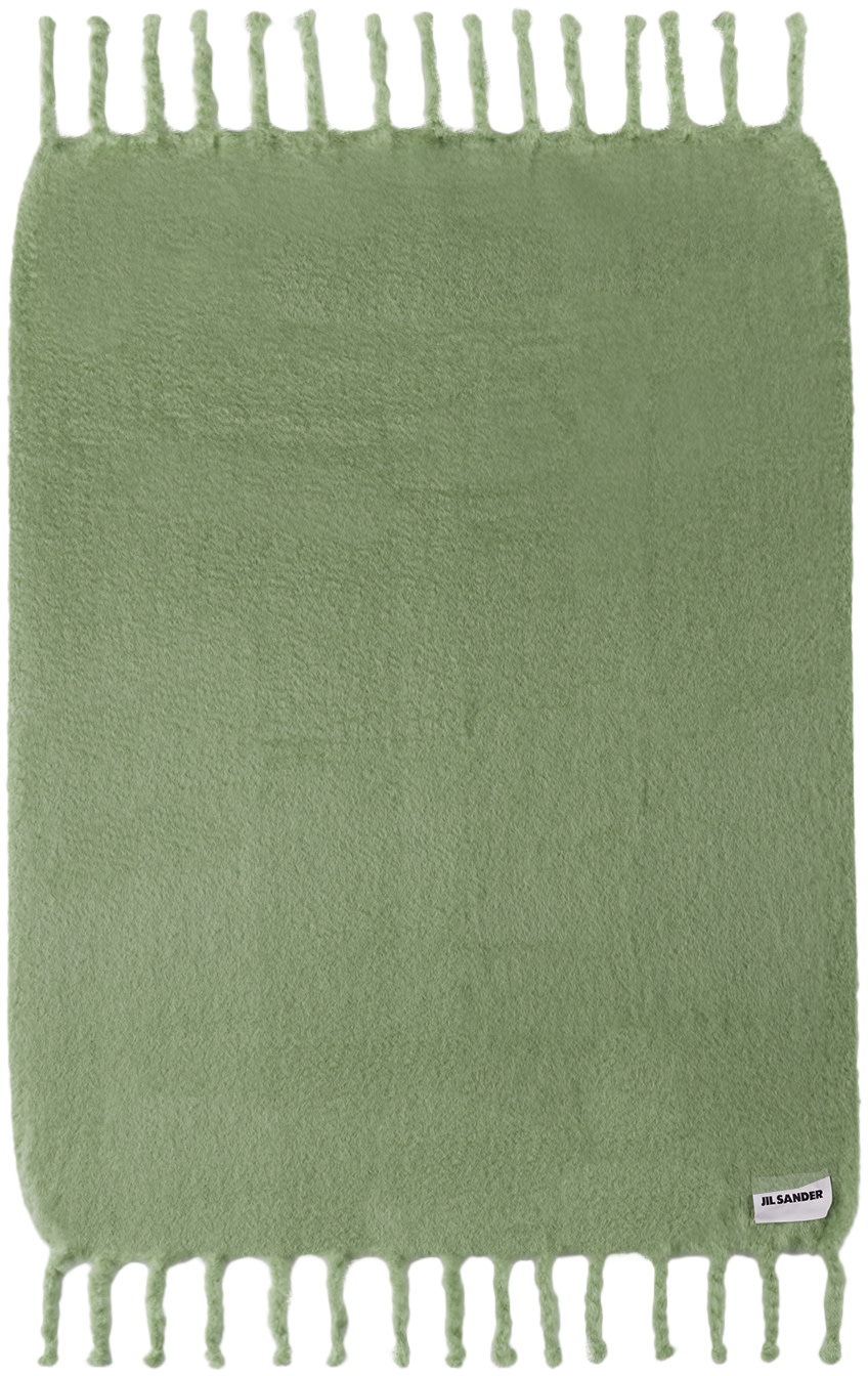 Jil Sander - Gray Scarf Throw Blanket