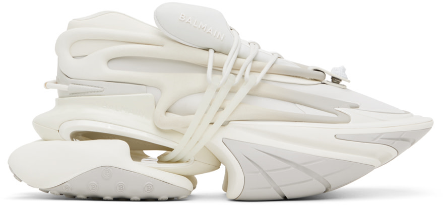 BALMAIN - White Unicorn Sneakers