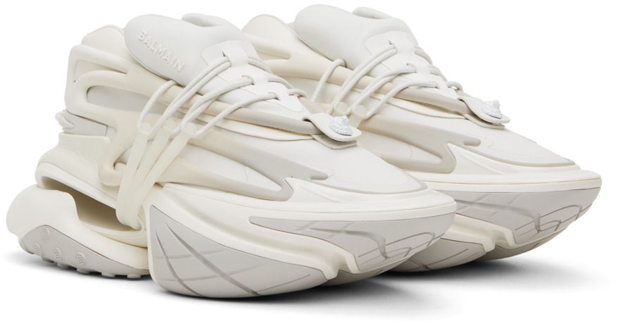 BALMAIN - White Unicorn Sneakers