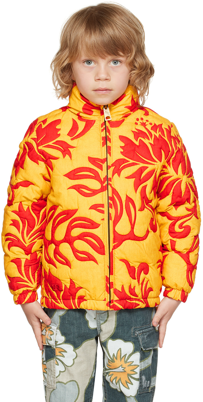 ERL - Enfant | Blouson matelassé orange