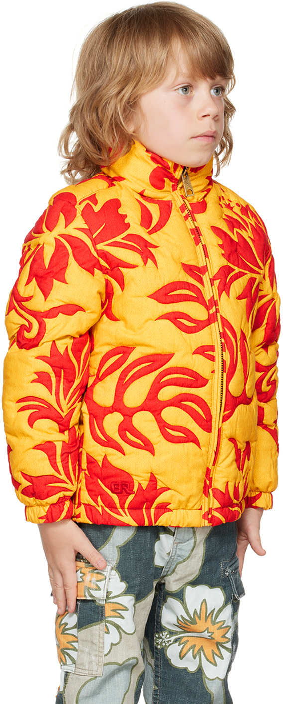 ERL - Enfant | Blouson matelassé orange