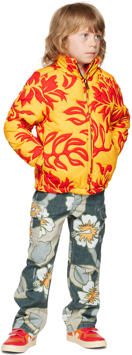 ERL - Enfant | Blouson matelassé orange