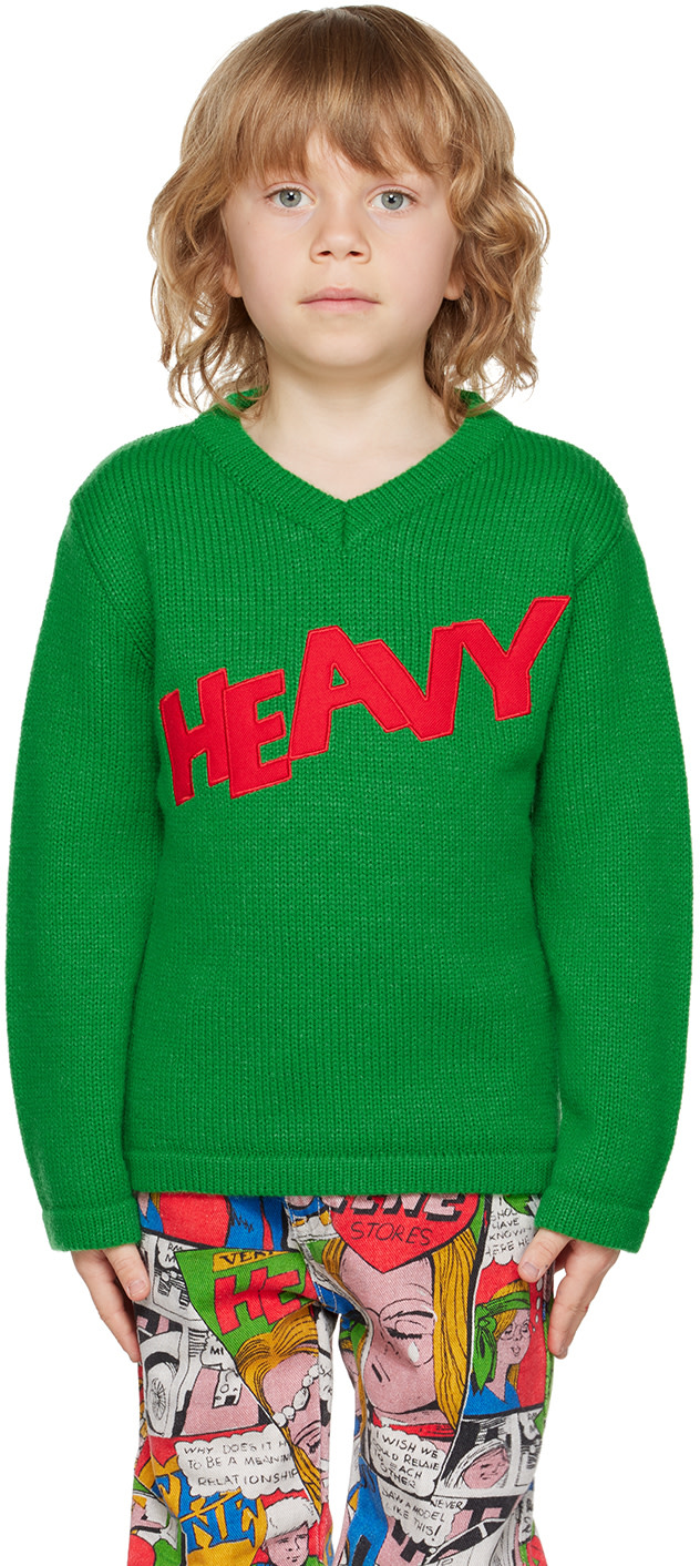 ERL - Enfant | Pull 'Heavy' vert
