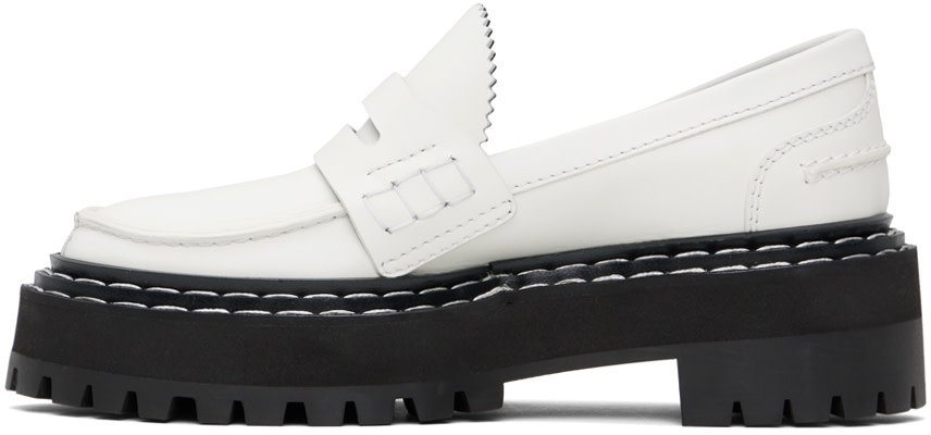 Proenza Schouler: オフホワイト ラグソール プラットフォーム