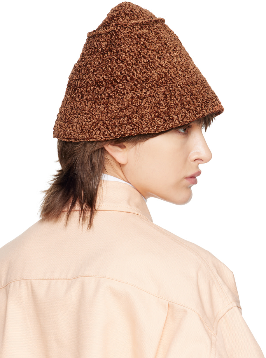 BY FAR - Chapeau bob Robbie brun