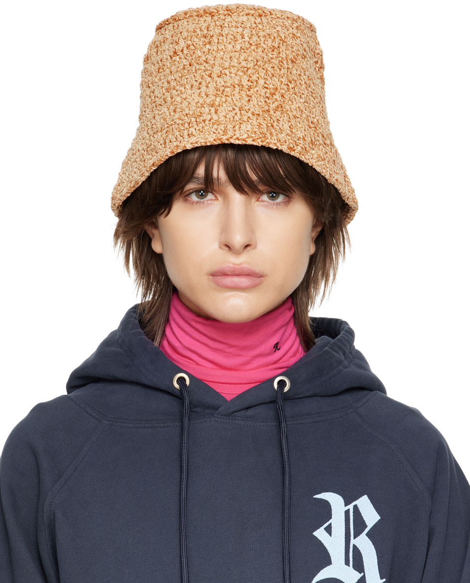 BY FAR - Chapeau bob Robbie brun clair