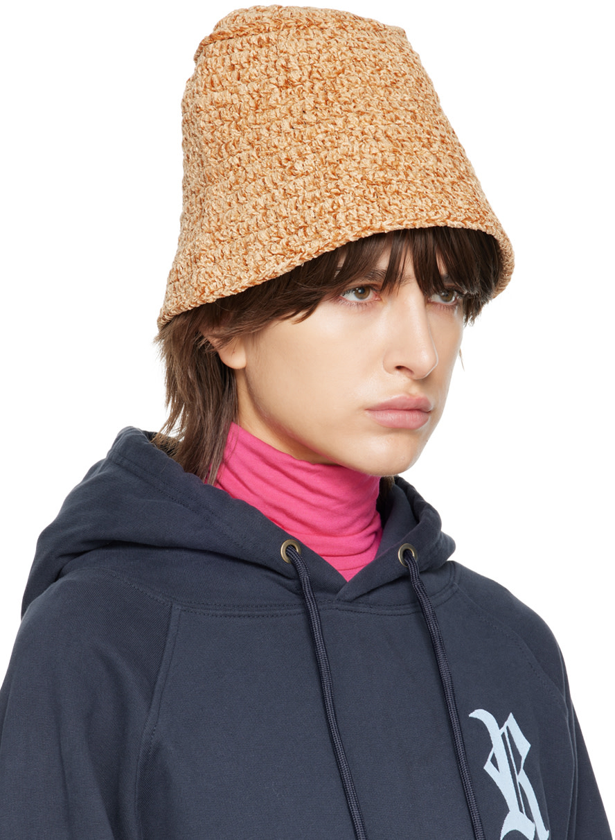 BY FAR - Chapeau bob Robbie brun clair