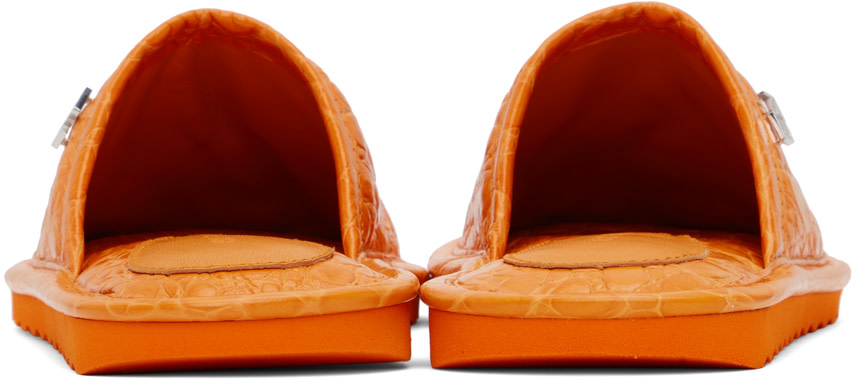 BY FAR - Pantoufles Larry orange