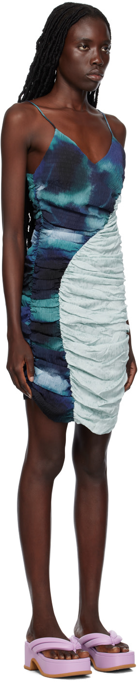Ahluwalia - Robe courte Solange bleue
