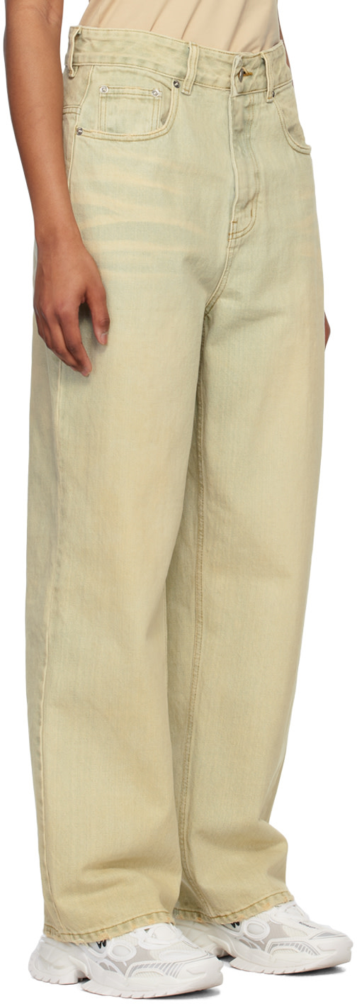 We11done - Jean ample beige