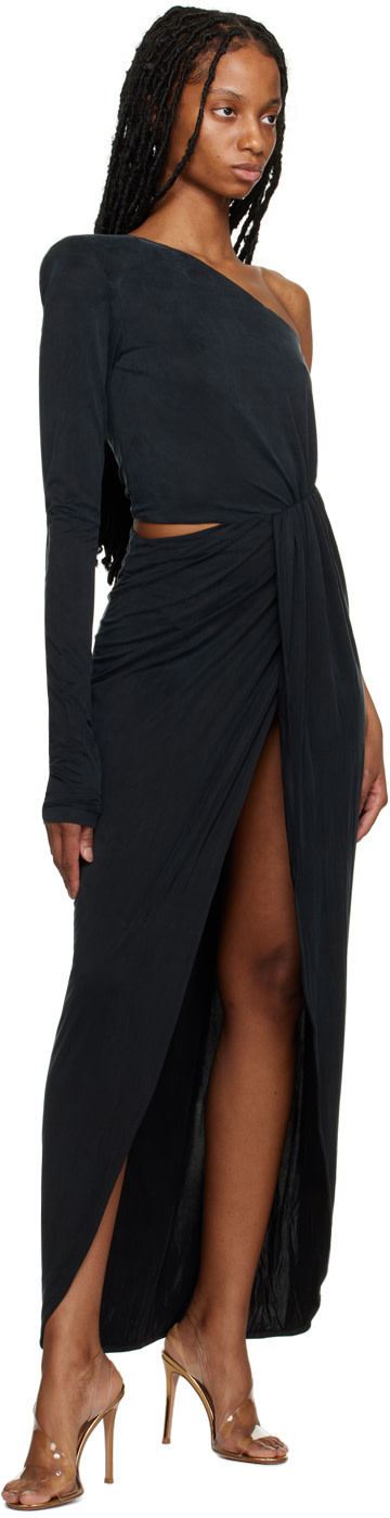 Gauge81 - Robe longue Suani noire