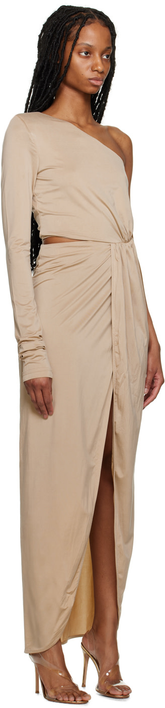 Gauge81: Beige Suani Maxi Dress | SSENSE