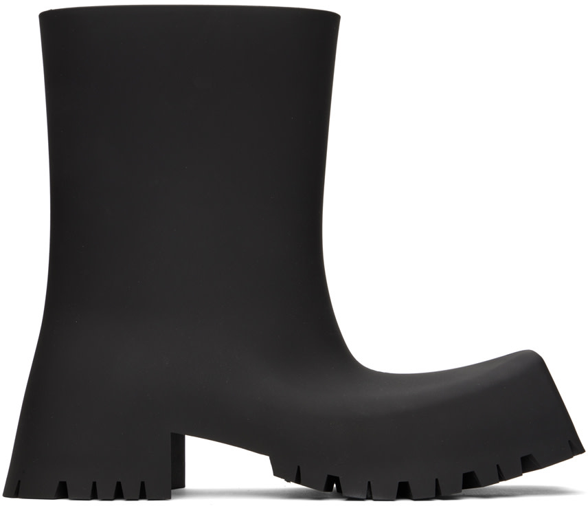 Balenciaga - Black Trooper Boots