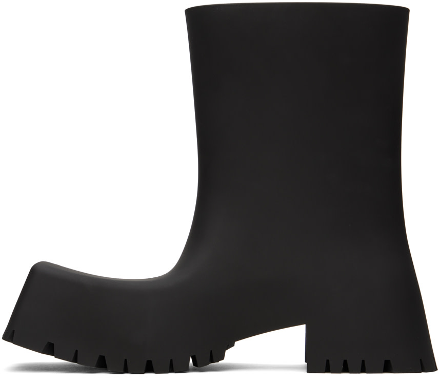 Balenciaga - Black Trooper Boots