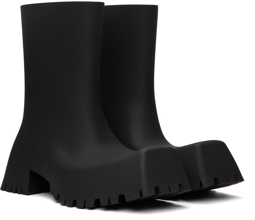 Balenciaga - Black Trooper Boots