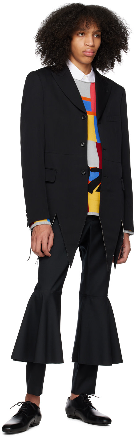 Comme des Garçons Homme Plus - 멀티컬러 체크 스웨터