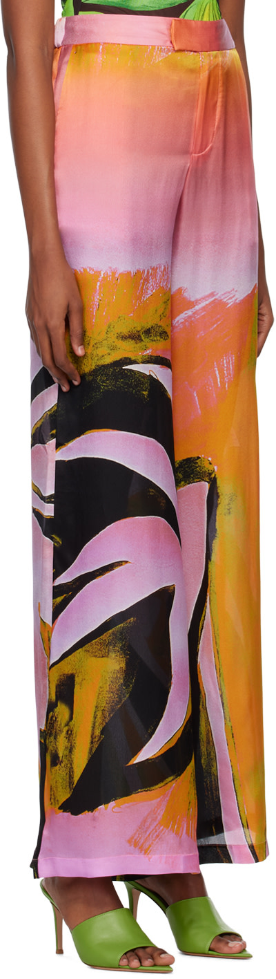 Louisa Ballou - Pantalon ample rose