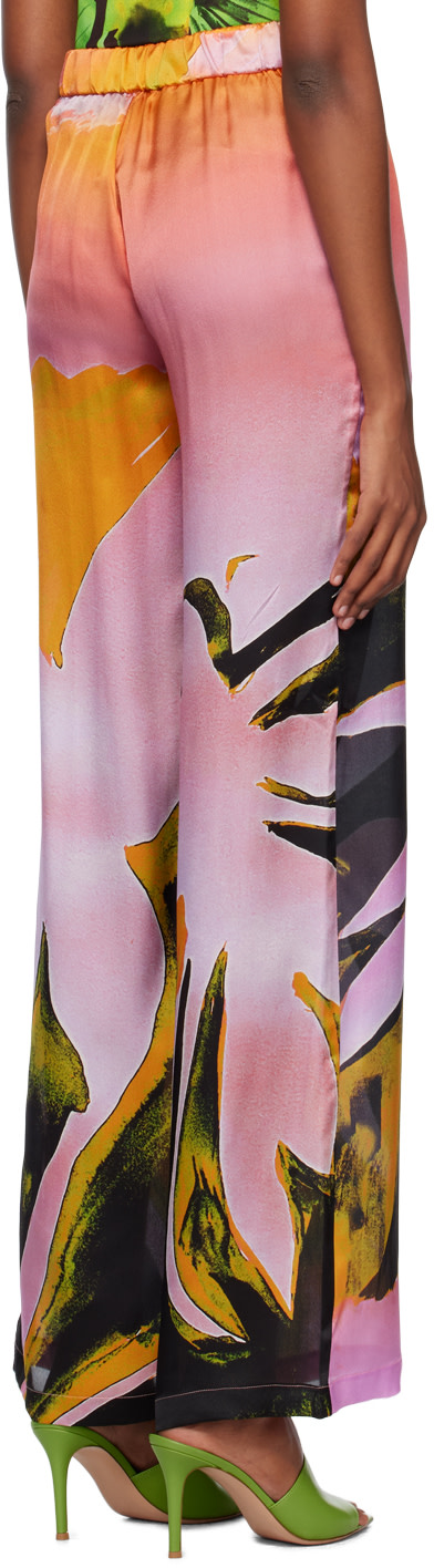 Louisa Ballou - Pantalon ample rose
