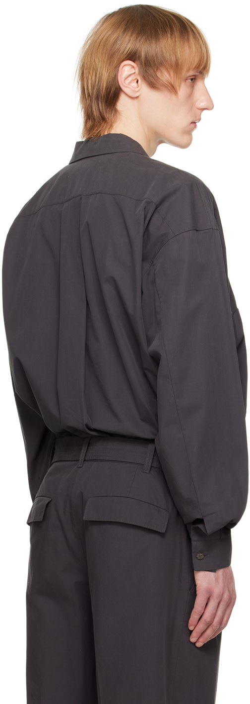 the row Amoneto Jacket ザロウ The Row: Gray Amoneto Jacket | SSENSE