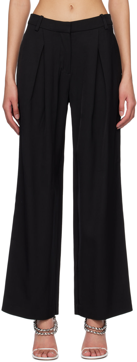Co - Pantalon noir à plis