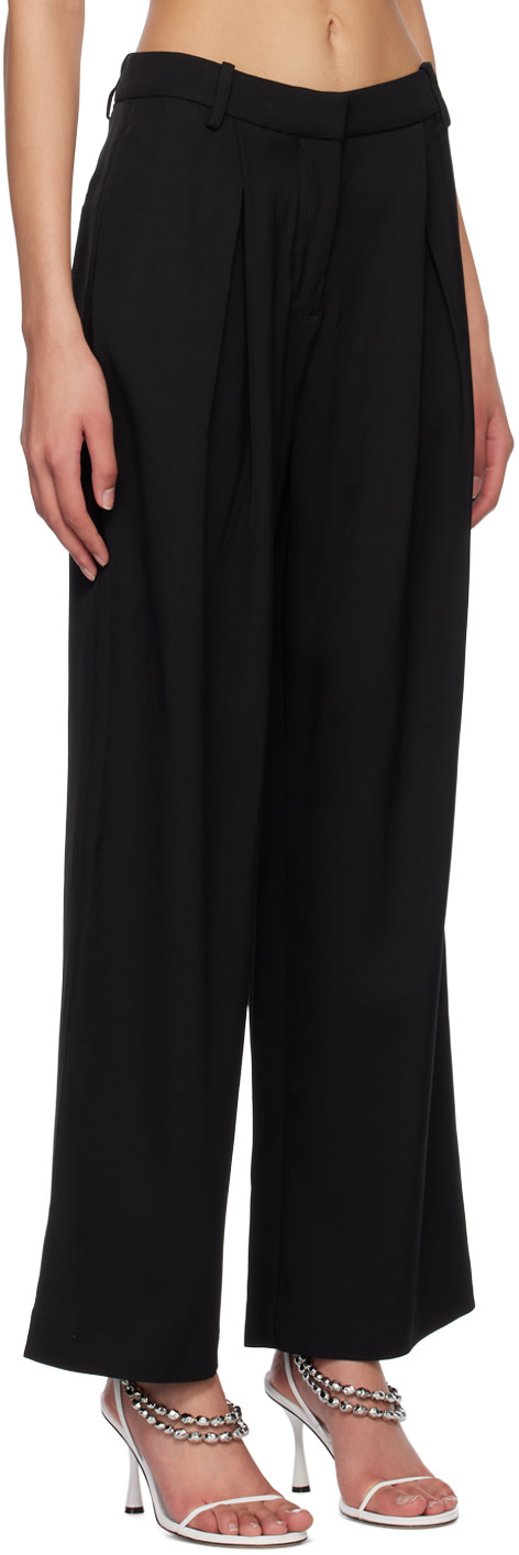 Co - Pantalon noir à plis