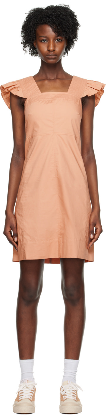 See by Chloé - Robe courte Pinafore rose