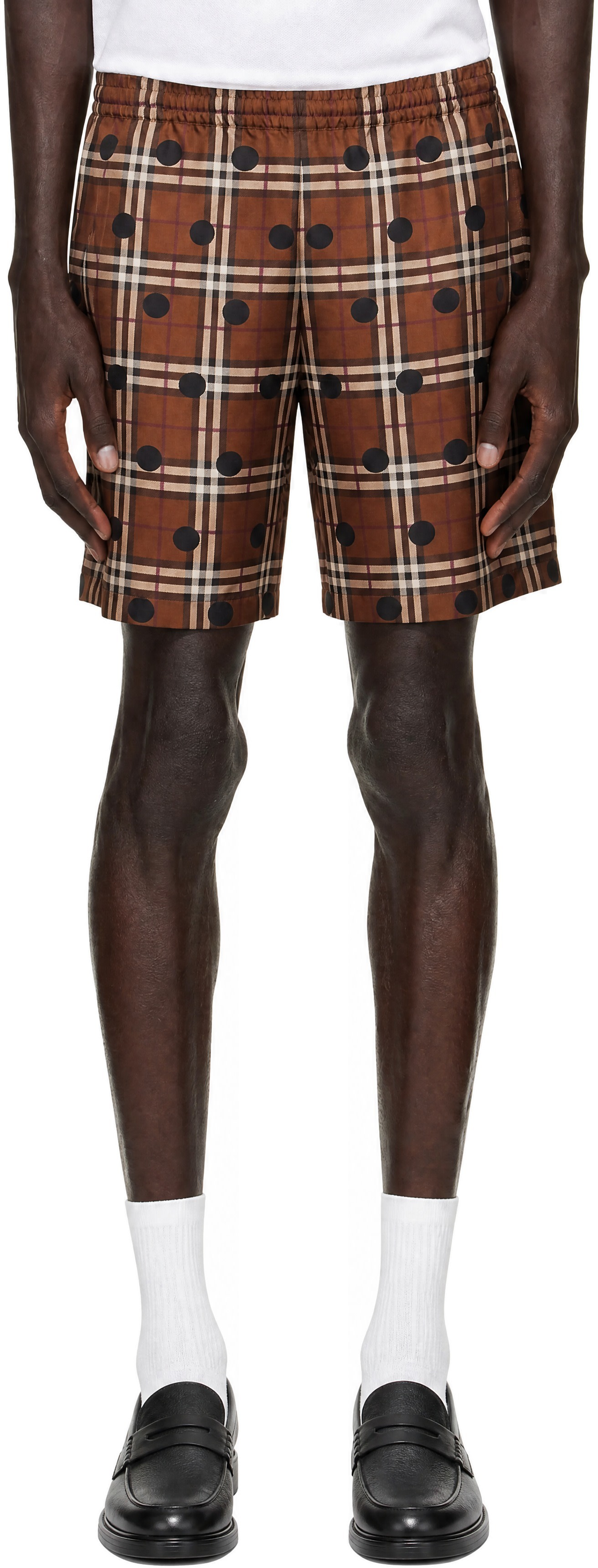 Burberry - Brown Check Shorts