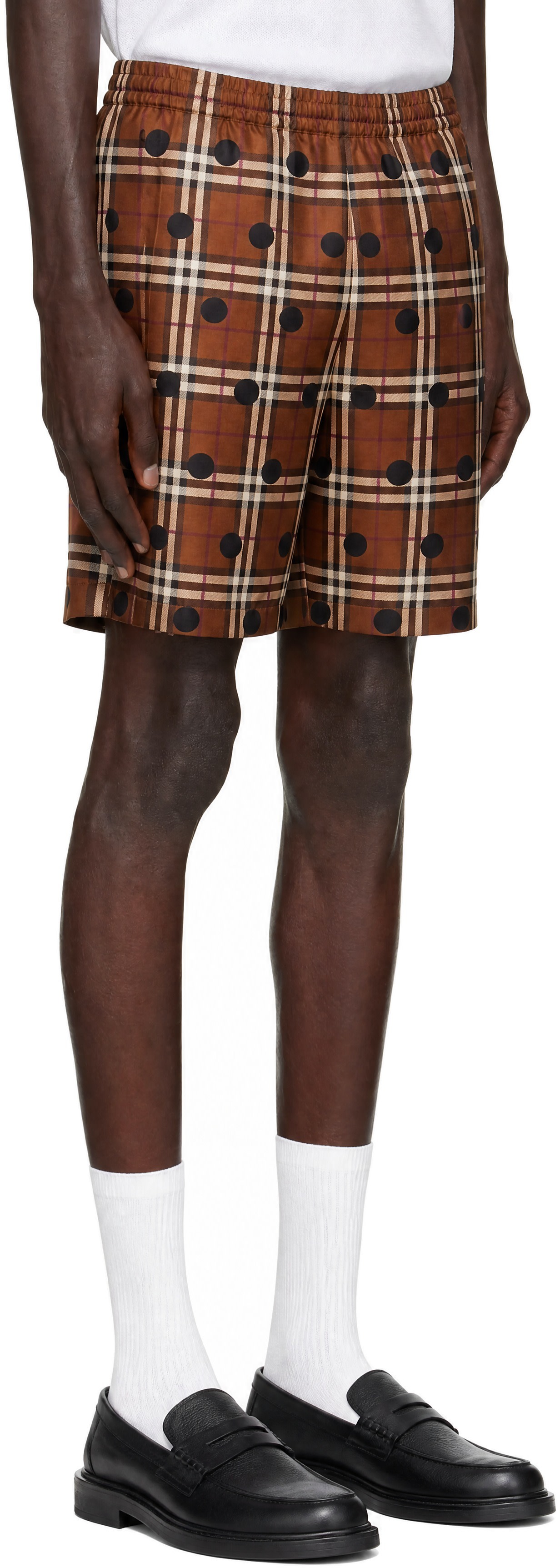 Burberry - Brown Check Shorts