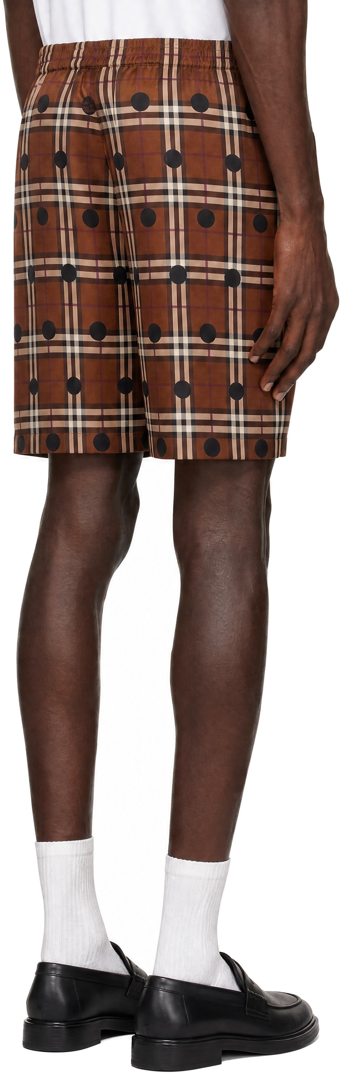 Burberry - Brown Check Shorts
