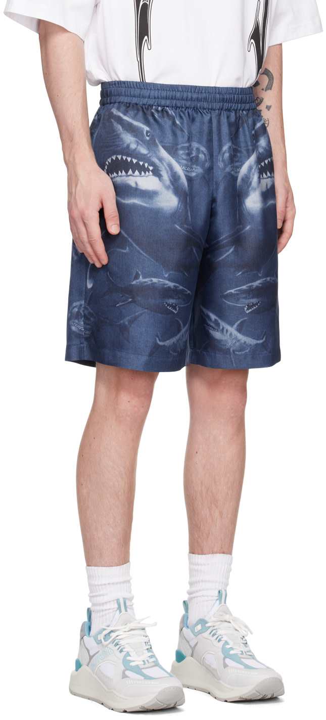 Burberry - Blue Shark Shorts