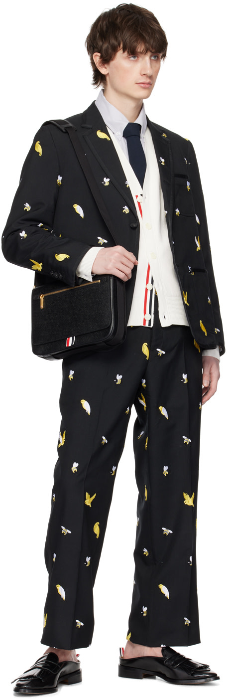 Thom Browne - Flâneurs noirs à frange