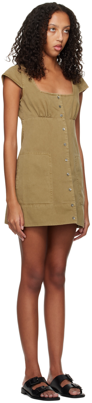 Staud - Robe courte Julia kaki