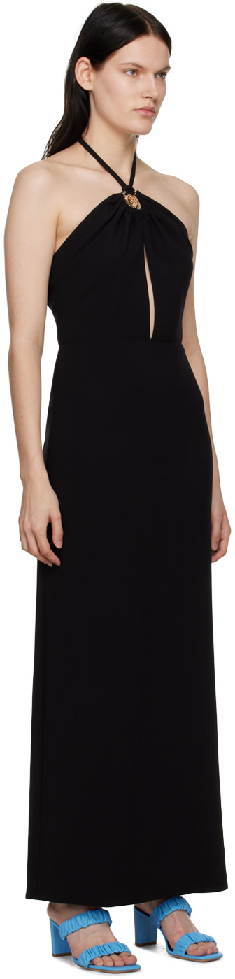 Staud - Robe midi Abigail noire