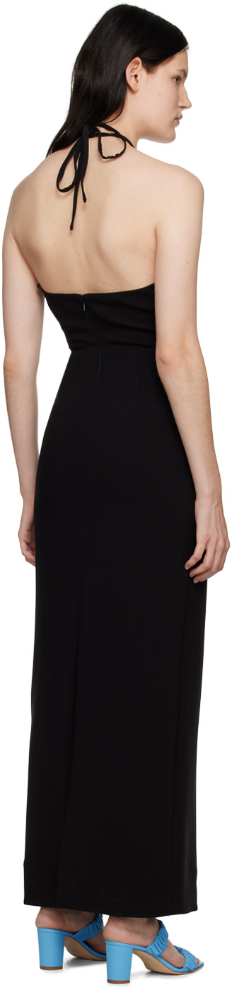 Staud - Robe midi Abigail noire