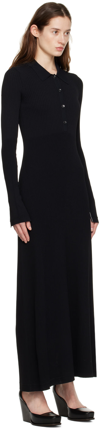 Maria McManus - Robe midi noire à col