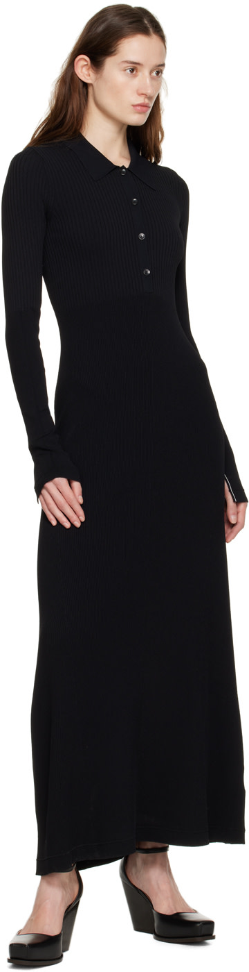 Maria McManus - Robe midi noire à col