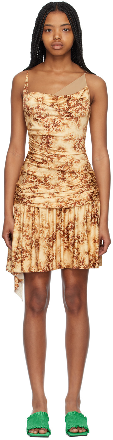 Commission - Robe courte Lindsey brun clair