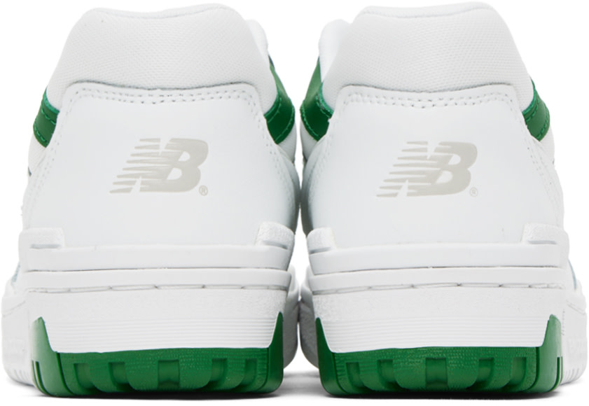 New Balance - Baskets 550 blanc et vert