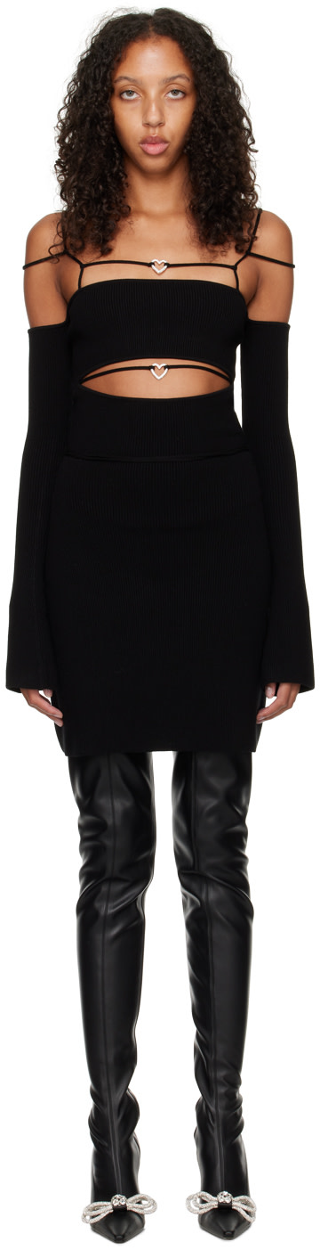 MACH & MACH - Robe courte Stormi noire