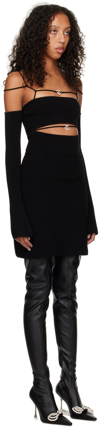 MACH & MACH - Robe courte Stormi noire