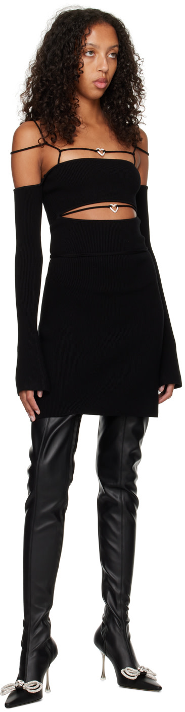 MACH & MACH - Robe courte Stormi noire