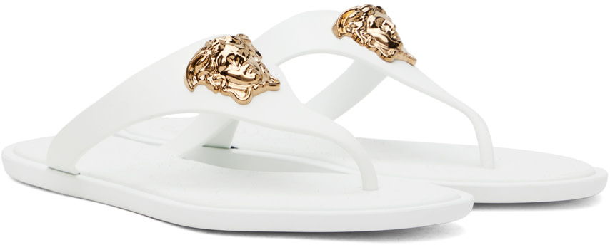 Versace - Sandales blanches à Méduse