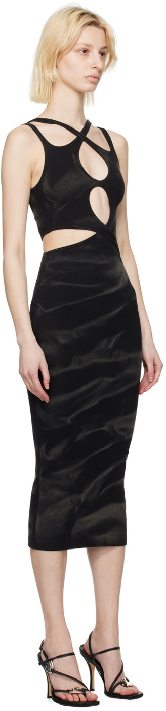 Dion Lee - Robe midi Interlink noire
