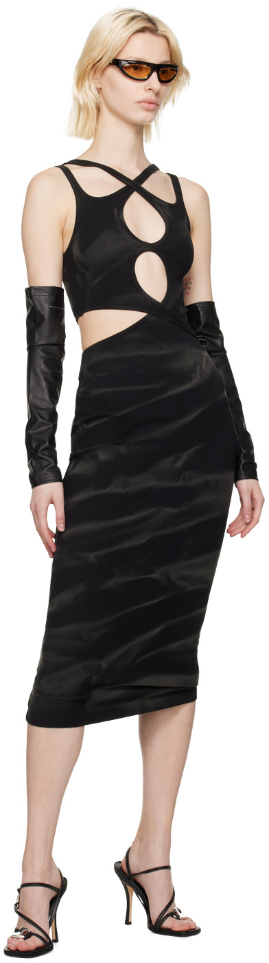Dion Lee - Robe midi Interlink noire