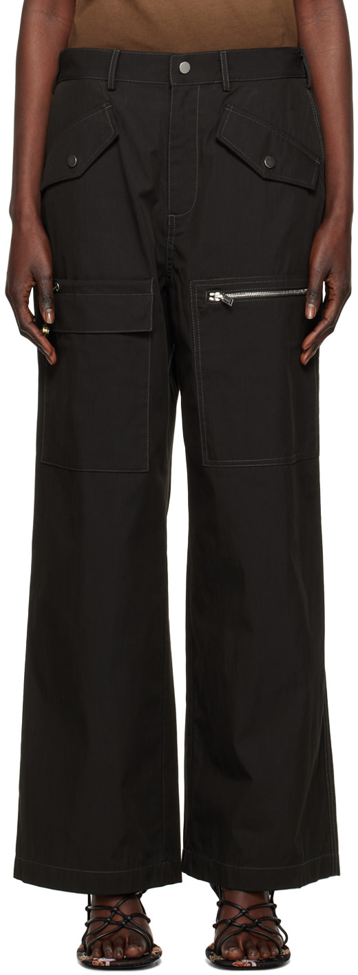 Dion Lee - Pantalon décontracté noir