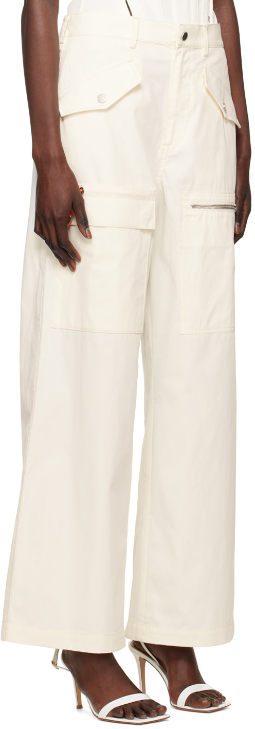 Dion Lee - Pantalon décontracté blanc cassé