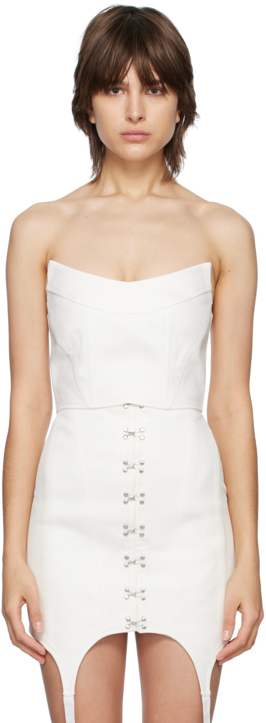 Dion Lee - Bustier Convex blanc