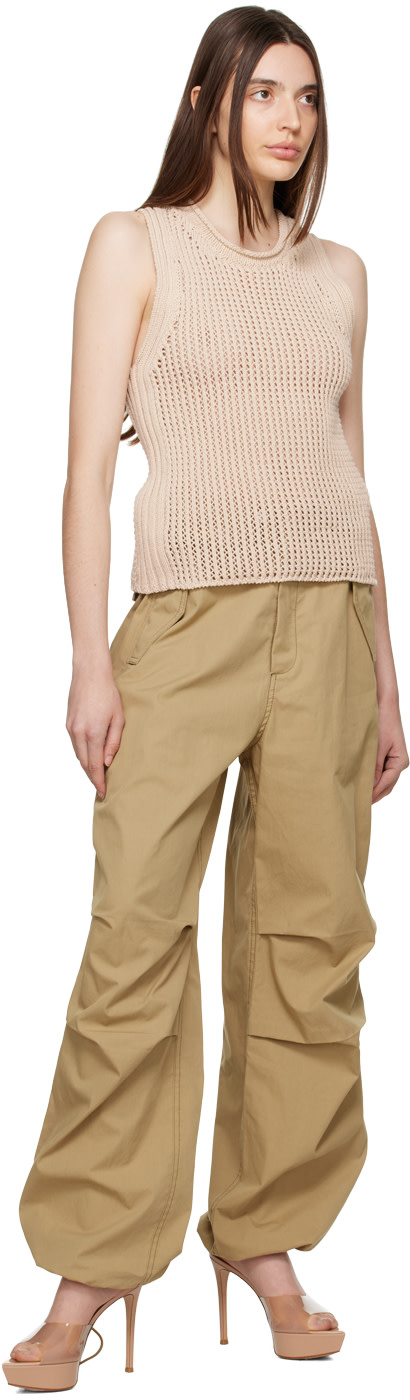 Dion Lee - Débardeur Grid blanc cassé