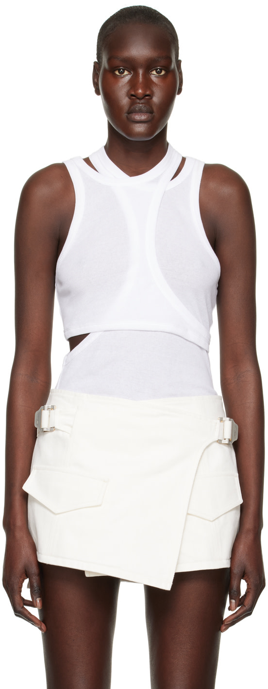 Dion Lee - Débardeur modulaire blanc