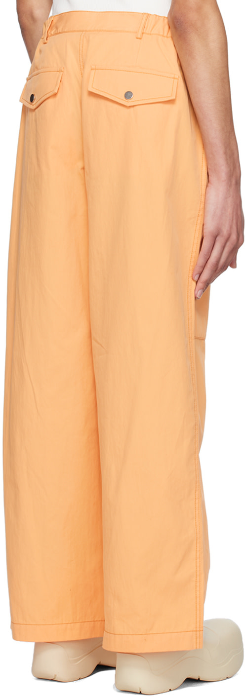 Dion Lee - Pantalon cargo décontracté orange